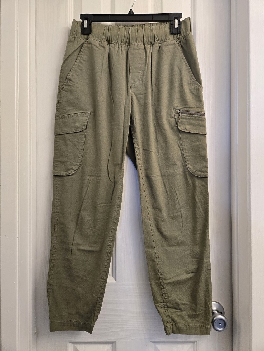 Mountain Hardwear Olive Green Cargo Pants with Elastic Waist